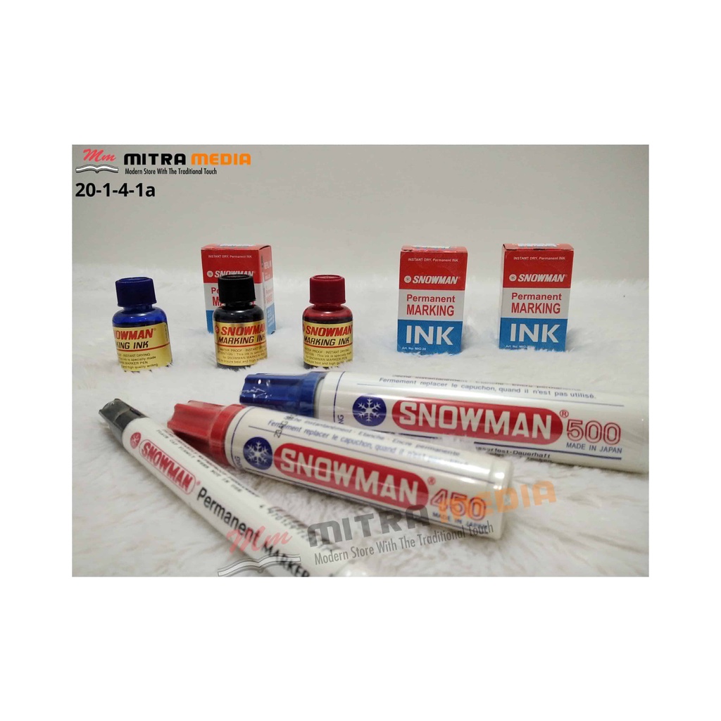 

Refill Tinta Permanen Isi ulang tinta permanen marking snowman