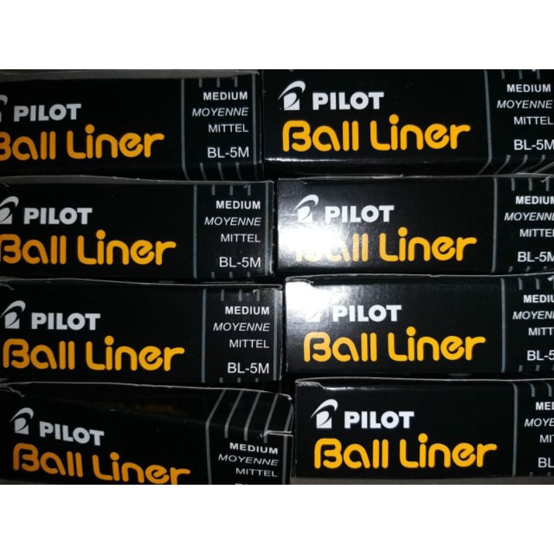 

[BOX ISI 12] BALLPOINT PILOT BALL LINER HITAM / PULPEN TANDA TANGAN / SIGNATURE PEN / SIGN PEN