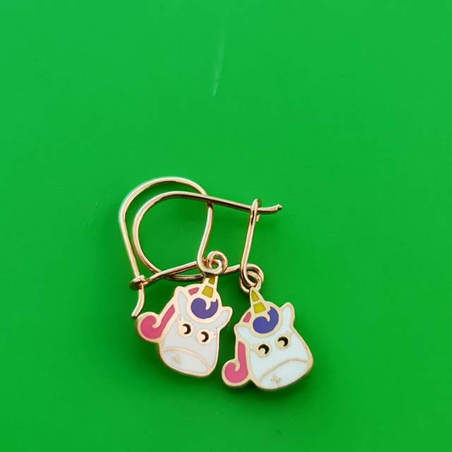 Anting anak unicorn kadar 700