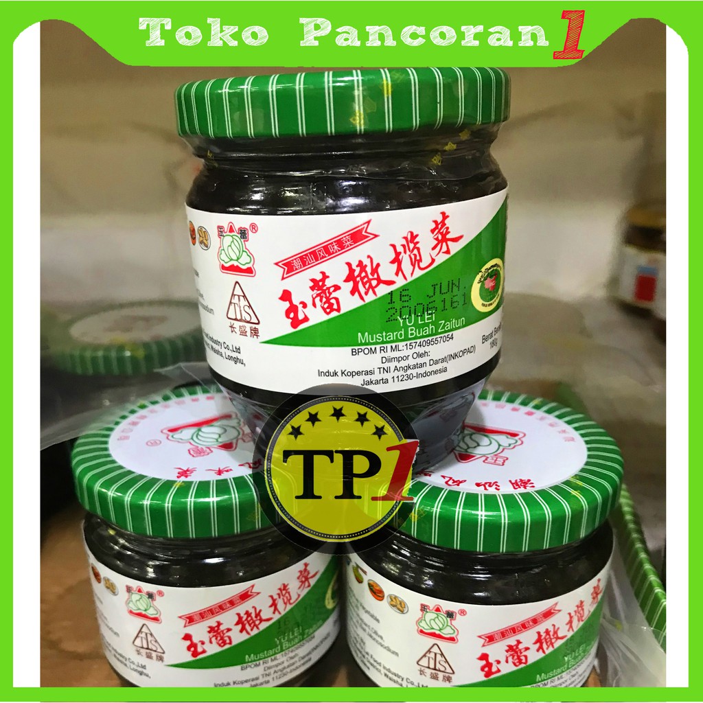 Yu Lei TTS Mustard Buah Zaitun /Olive Vegetable 180gr / Kana Chai / Kana chai/kana cai/kam lam Chai