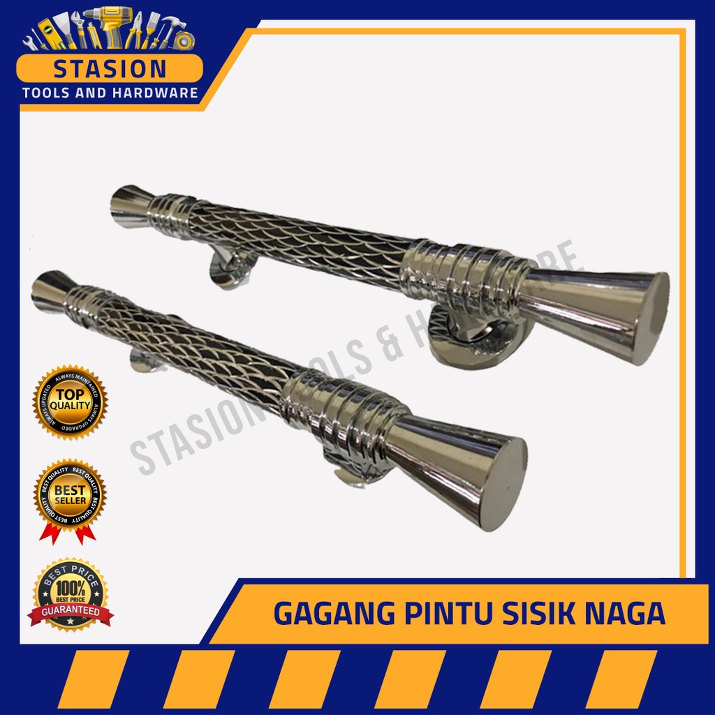 Gagang/ Handle Pintu - Door Handle Varian Sisik Naga- Sisik Kobra