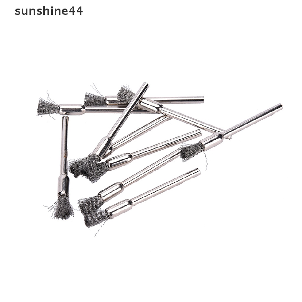 Sunshine 10pcs Sikat Kawat Mini 3x5mm Untuk Gerinda / Bor