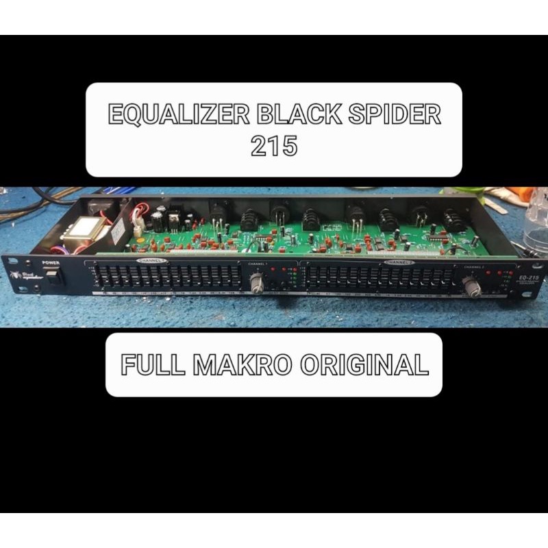 EQUALIZER BLACK SPIDER 215. EQUALIZER BLACK SPIDER EQ 215  FULL MAKRO