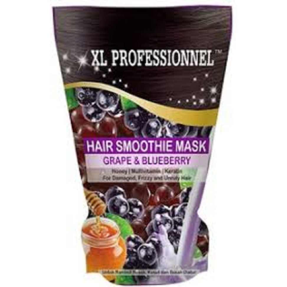XL PROFESSIONNEL HAIR SMOOTHIE MASK 500GR BPOM - HAIR MASK XL - MASKER RAMBUT XL PROFESSIONNEL