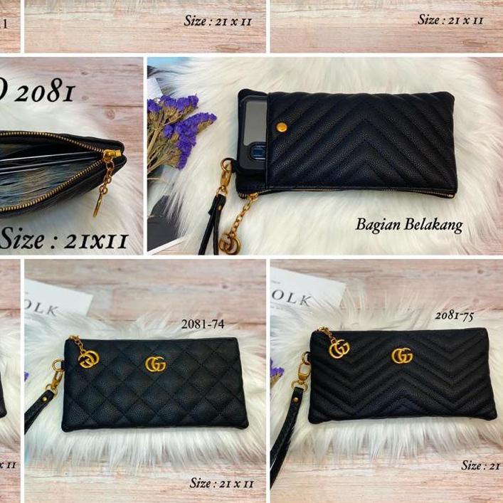 ✵ Mc Hpo wallet bahan bordir caviar, wp 20cm ♜