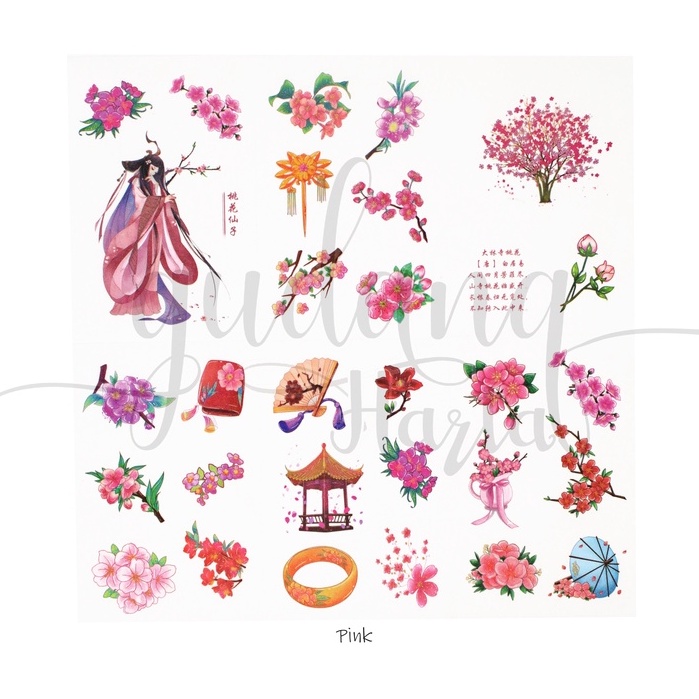 

Stiker SET ISI 6 Imperial Nature Sticker Astro Cage DIY GH 303831