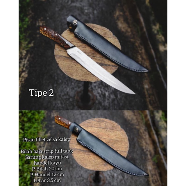 Pisau sembelih fillet / pilet baja pisau cibatu asli original / Pisaw dapur / Pisau dapur super taja