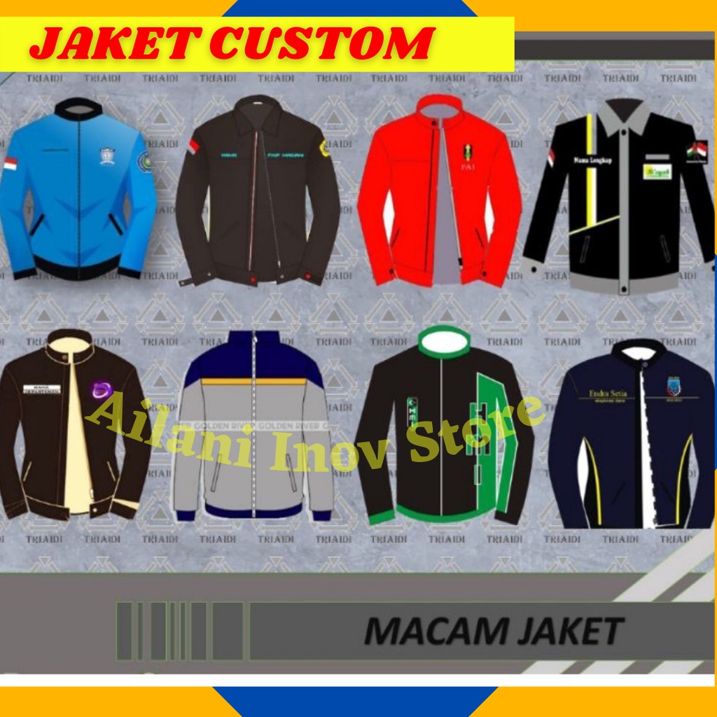 Jaket Rompi Hoodi Custom Costum Bordir Sablon Nama Desain Sendiri