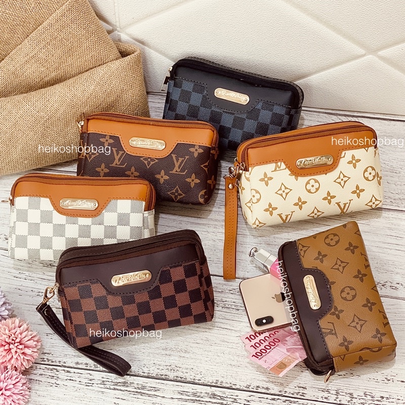 Dompet wanita/Dompet 3 sleting/Dompet hp/dompet kartu/dompet Uang/Dompet kunci