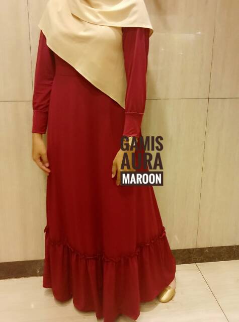 Gamis Jersey Premium Aura by Almeera