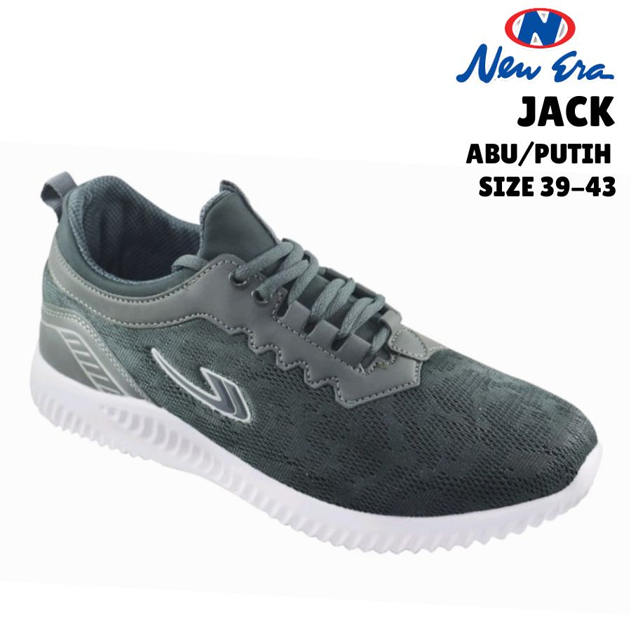 SEPATU OLAHRAGA NEW ERA JACK - CRIMSON SEPATU SNEAKER COWOK PRIA WANITA SEPATU LARI