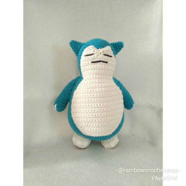 Boneka Rajut Snorlax