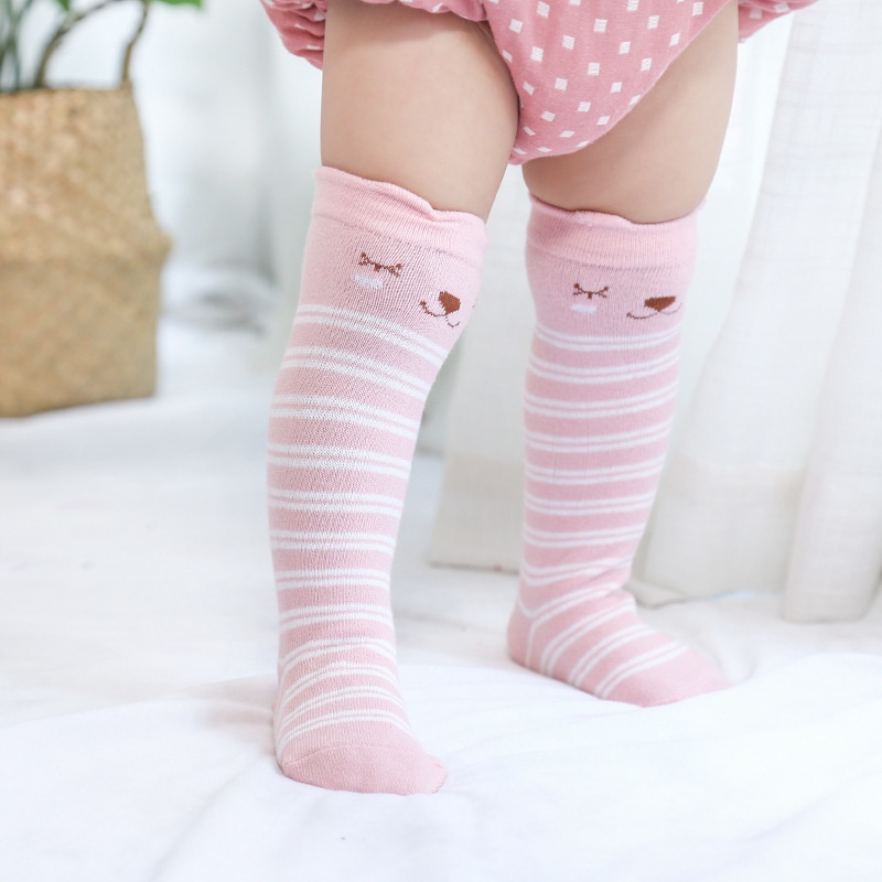 KAOS KAKI korea bayi lucu/ kaos kaki anti slip bayi/Kaos kaki anak bayi motif/Kaus kaki tabung tengah (B101-102)