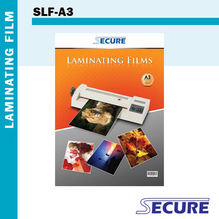 

Secure Laminating Film A3 isi 100 pcs