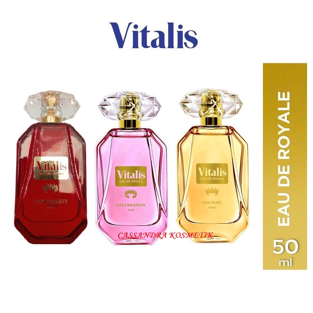 VITALIS EAU DE ROYALE HER MAJESTY / CELEBRATION / COUTURE / MINYAK WANGI 50 ML