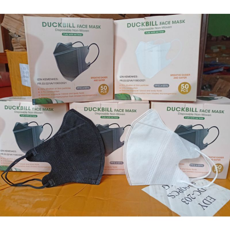 Masker duckbil face mask murah / duckbill y&b / ynb duckbill murah / masker tebal / masker murah