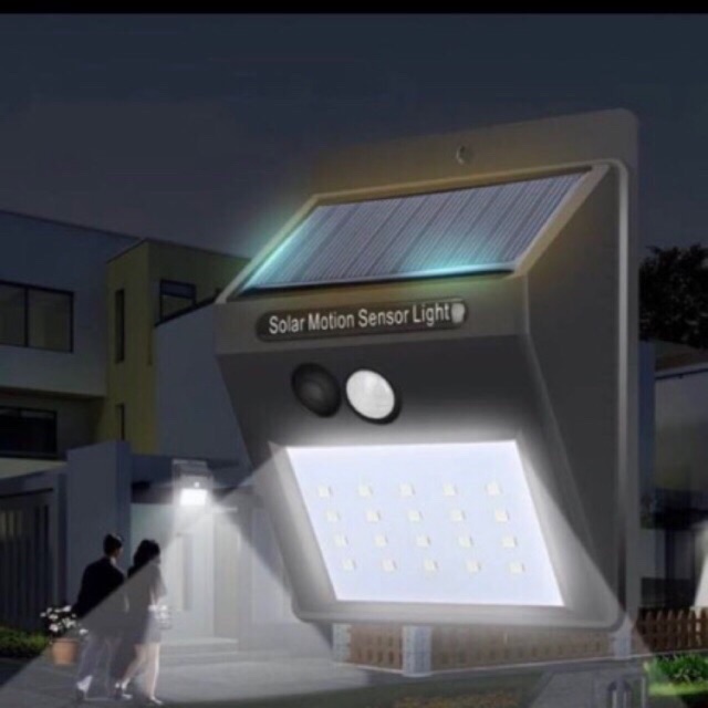 Lampu sensor taman tenaga matahari