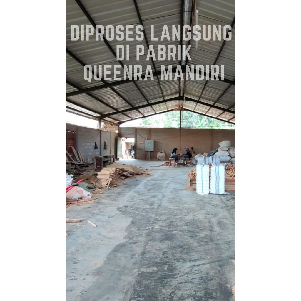 Queenra Winazar - Cod Murah Dayung Kayu Pinus Premium Tebal Panjang Dayung Aduk Nasi Dayung Dodol