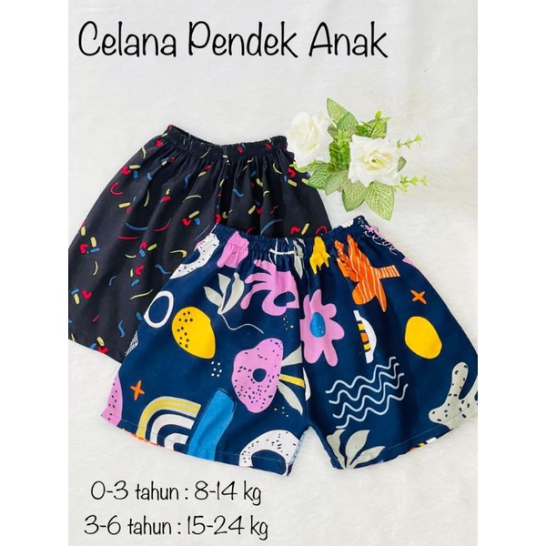 Celana Pendek Anak / Kolor Anak / Celana santai anak