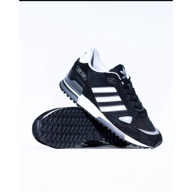 Sepatu Adidas ZX 750 Black White Original Bnwb