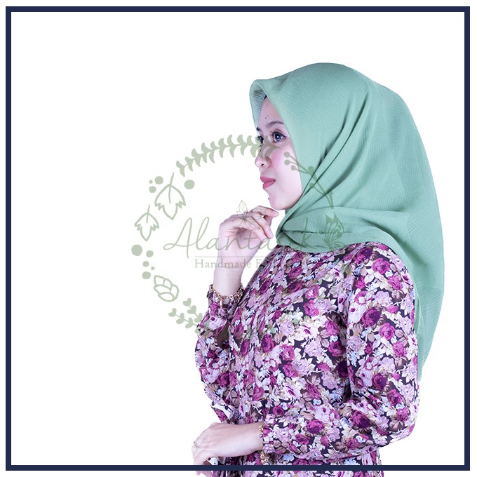 Alantasik - SEGI EMPAT CORNSKIN ORIGINAL / SQUARE PREMIUM POLOS  / JILBAB SEGIEMPAT R.29