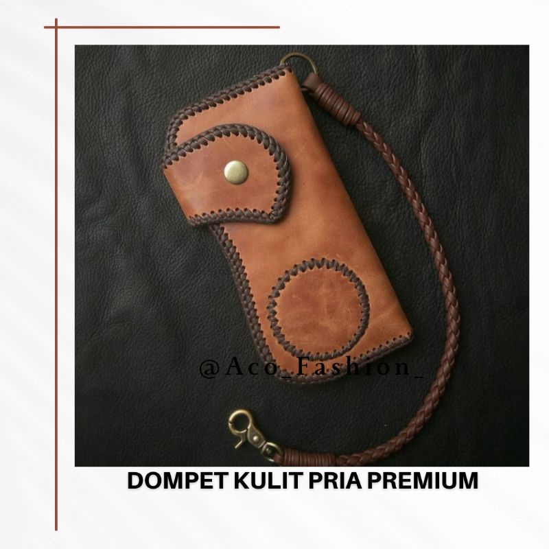 DOMPET KULIT PRIA PREMIUM dompet kulit asli dompet kulit pria original ( Dompet kulit panjang premiu