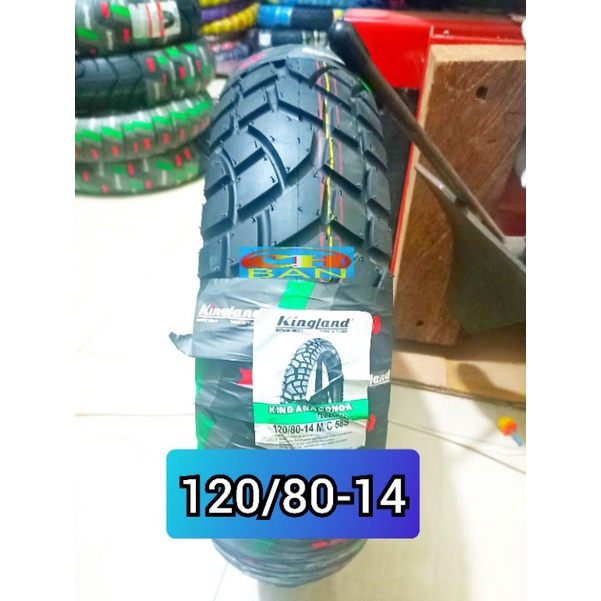 Ban montor matic tubeless kingland 120/80-14 ban honda vario xread lexy pcx ban luar ring 14 ban tub