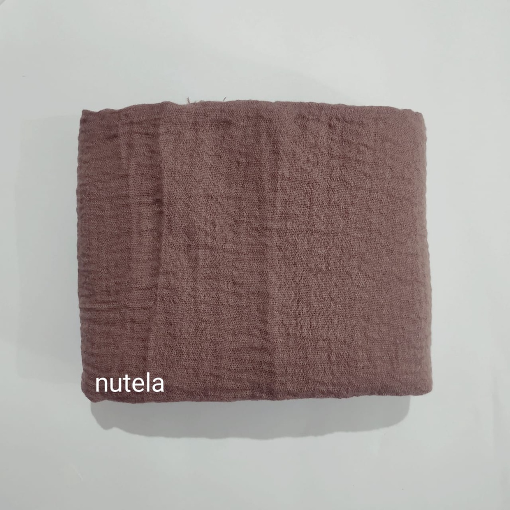 Termurah Pashmina Crinkle Azara / Pashmina Crinkle / Crinkle Azara-Nutella