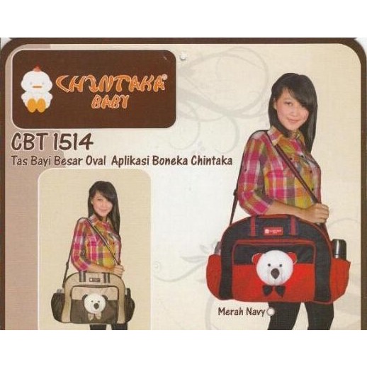 TAS BAYI BESAR OVAL APLIKASI BONEKA CINTAKA CBT1514