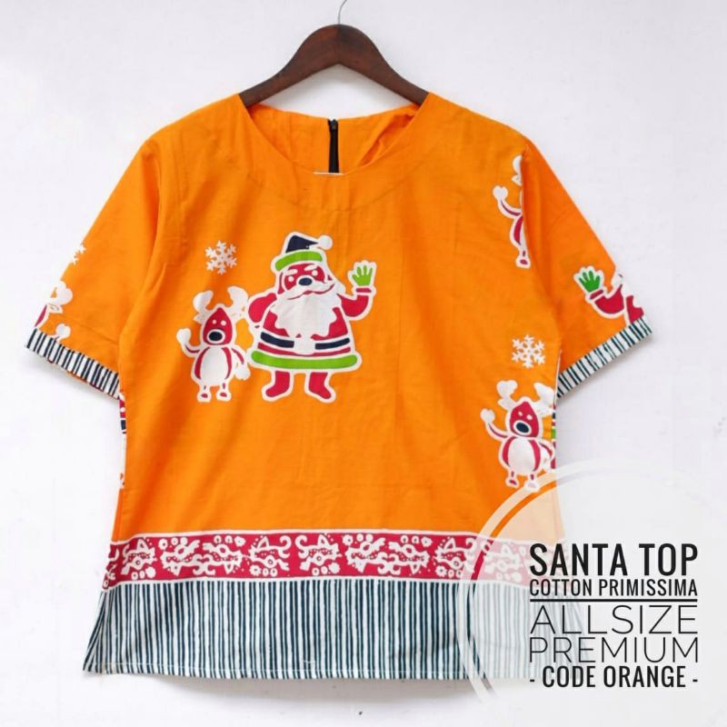 Santa Top / Blouse Christmas / Blouse Natal Vol.1