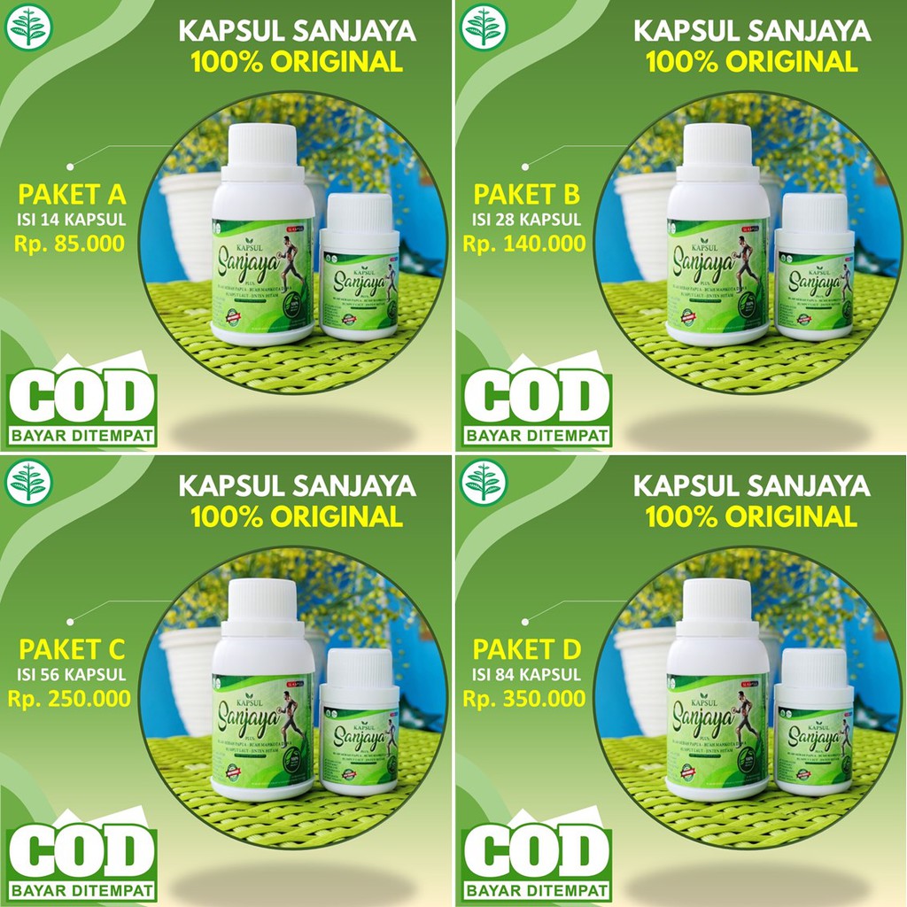 KAPSUL SANJAYA, OBAT ASAM URAT, PEGAL LINU, SAKIT PINGGANG, OTOT KAKU, NYERI SENDI, NYERI TULANG DLL