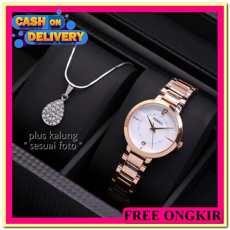 Terjamin Hight Quality Ready - Jam Tangan Wanita Fs005 Bahan Mika Motif Kayu Tanggal Aktif Mewah Fas