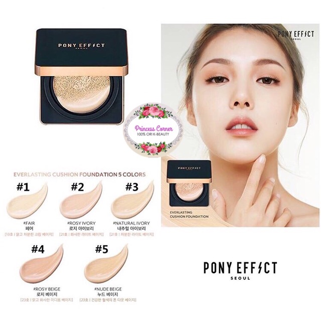 PONY EFFECT - EVERLASTING CUSHION FOUNDATION SPF 50+ / PA+++