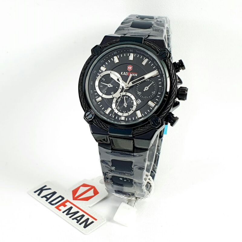 JAM TANGAN PRIA KDM V5150/INCLUDE BOX & BATERAI CADANGAN BISA COD