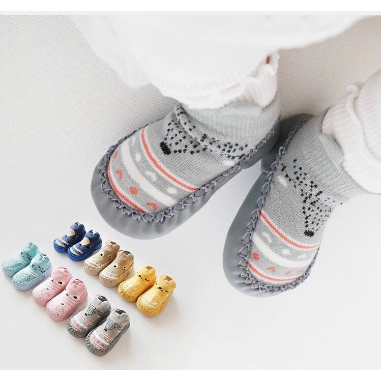 ❤️GTB❤️ BABYFIT PATTERN MOCCASINS sepatu bayi prewalker kaos kaki anak import R130