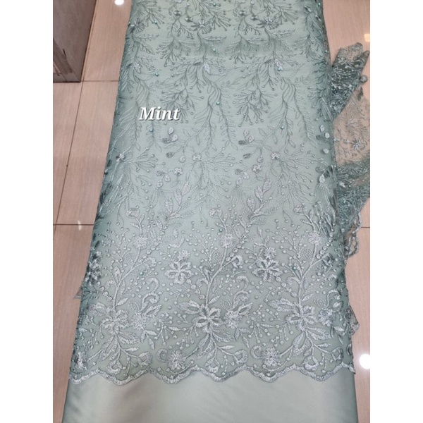 Tille Mutiara Bordir Tulle Kebaya Bridesmaid