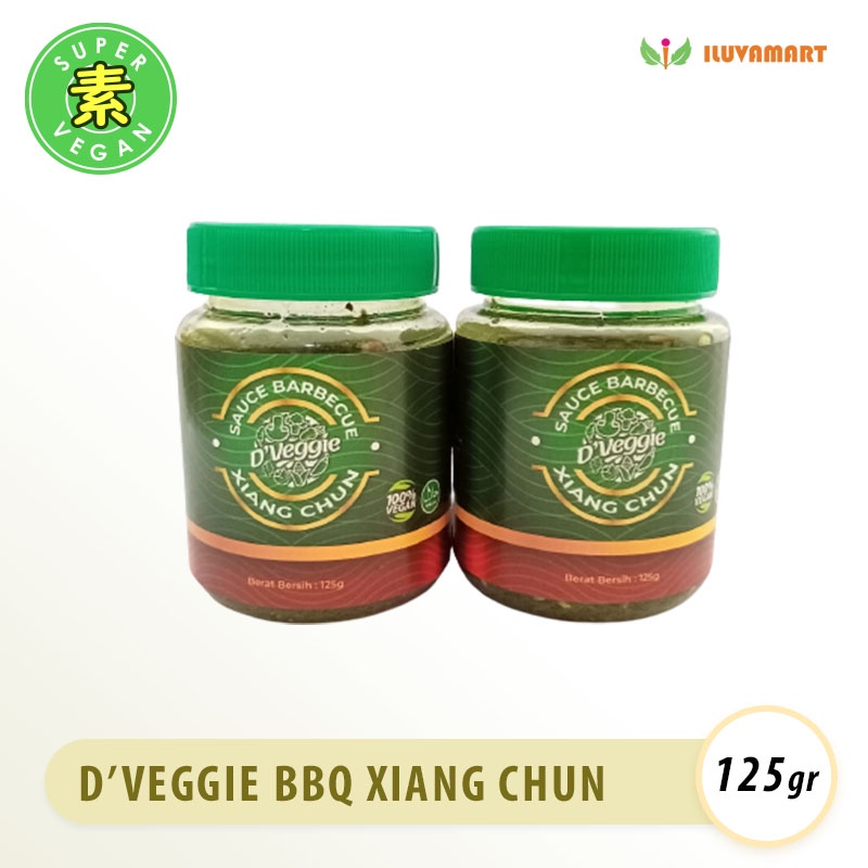 

D'Veggie Sauce Barbecue Xiang Chun 125gr Sauce Bbq Xaing Chun VEGAN