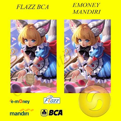 CUSTOM KARTU FLAZZ BCA GENERASI 2 ATAU EMONEY/SALDO 0 -NANA EDITION