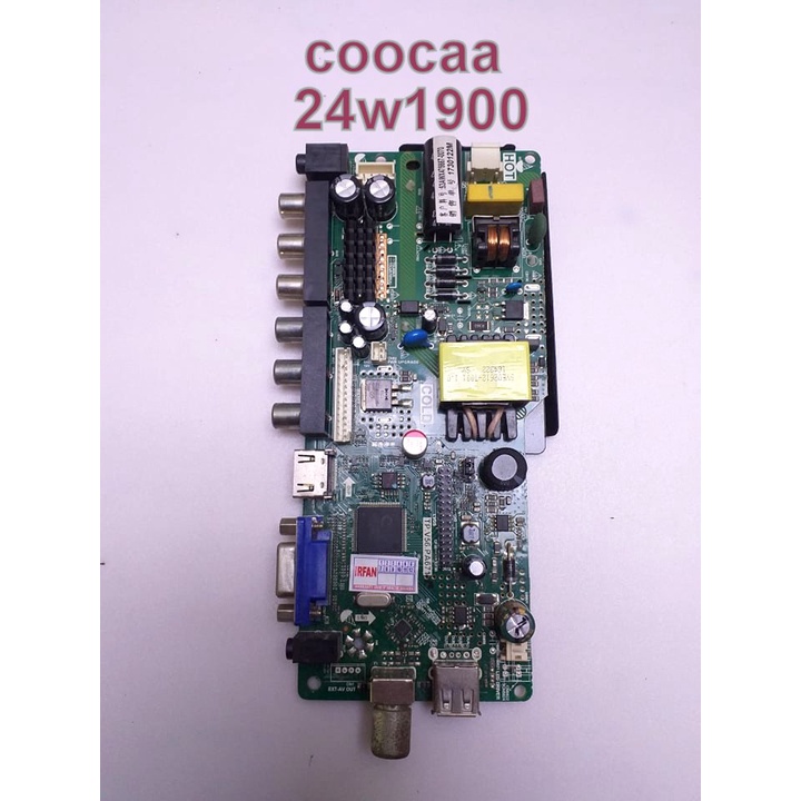 MB mainboard 24w1900 Motherboard Coocaa 24W1900  Modul Mesin Coocaa Regulator PSU original