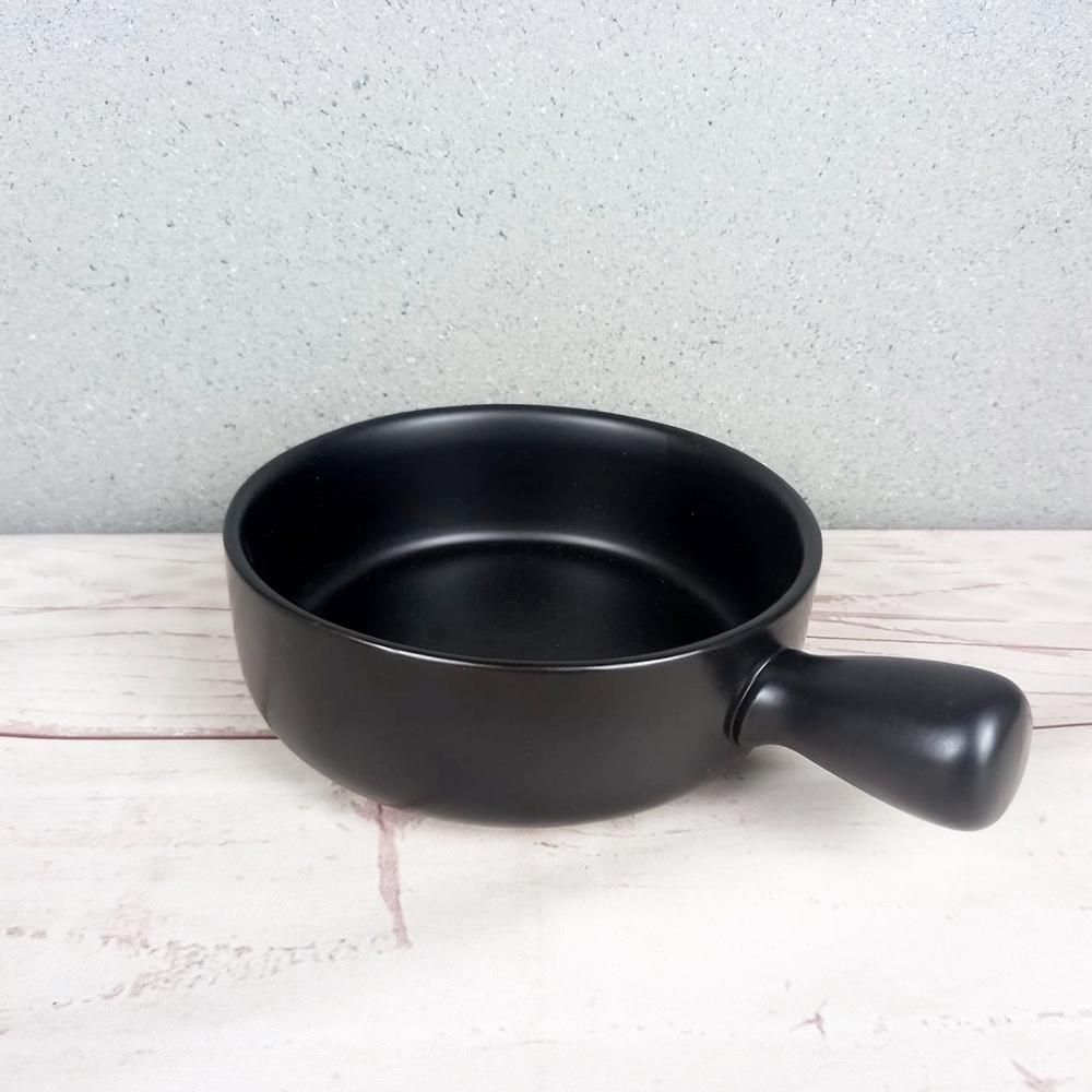 Mangkok Keramik Bowl Nordic Style With Handle - PJ535