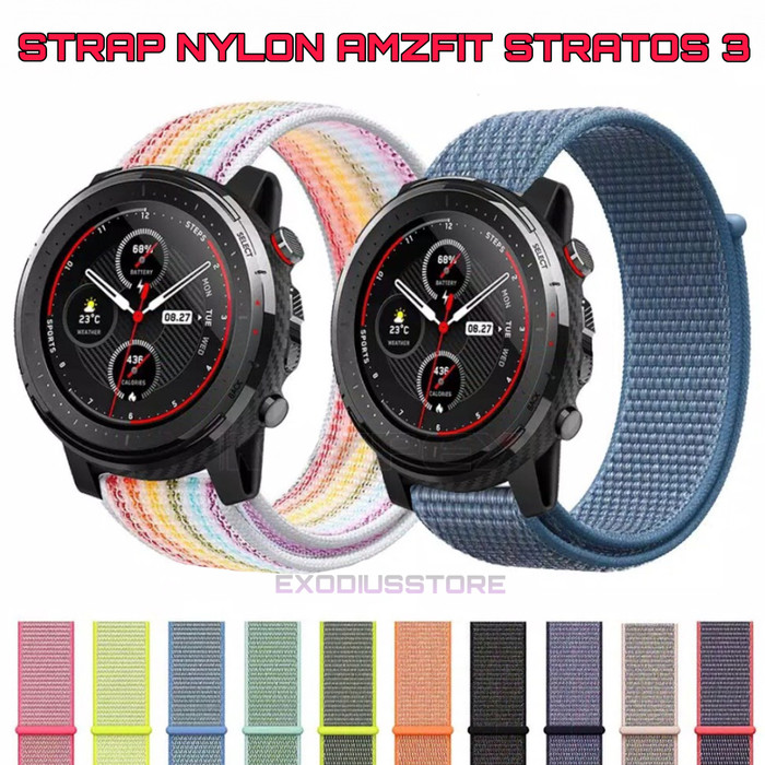 Amazfit Stratos 3~Strap Nylon~Nilon Strap