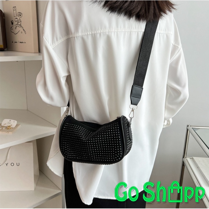 Tas Selempang Wanita Bling Bling Import - Tas Bahu Slempang Wanita Fashion Korea - Tas Pesta Wanita Terbaru Import Kekinian [SL77]