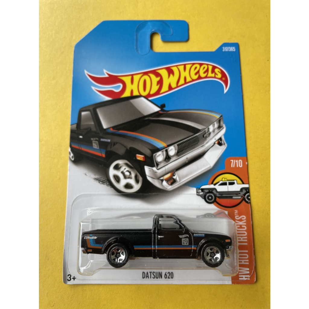 HOT WHEELS HOTWHEELS DATSUN 620 PICKUP HITAM HW HOT TRUCKS DIECAST MOBIL HOTWEELS LANGKA MURAH TRUK