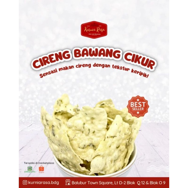 

Keripik Cireng Bawang 250 gram / Kurniarasa