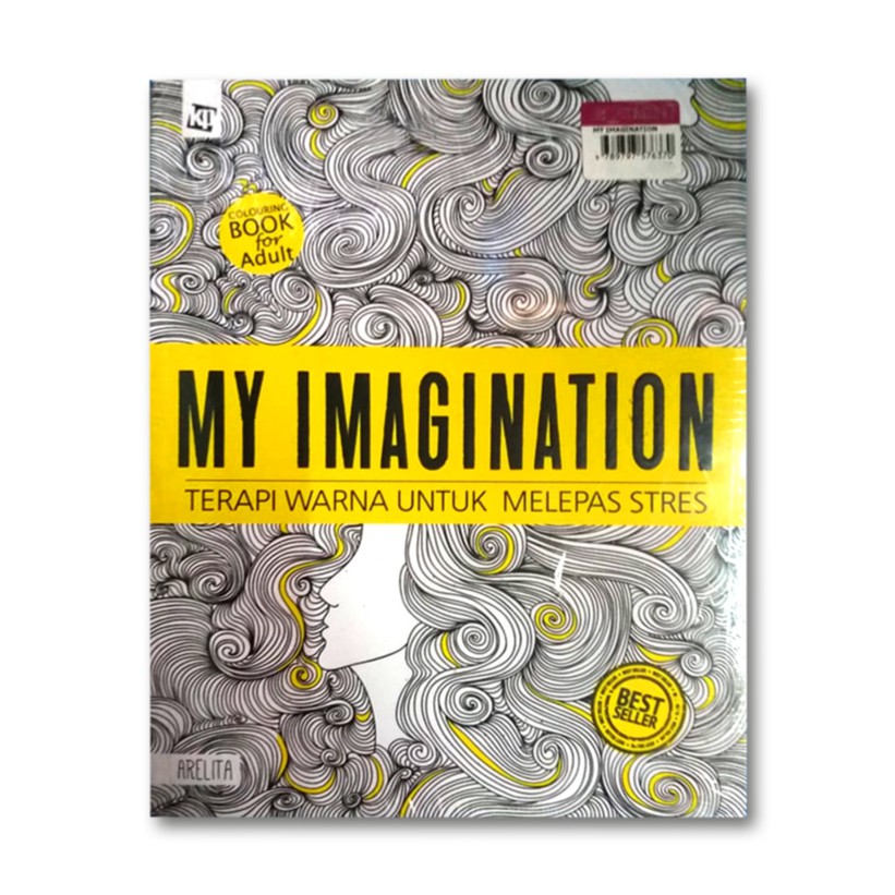 Buku Mewarnai Dewasa - My Imagination - Coloring Book for Adult