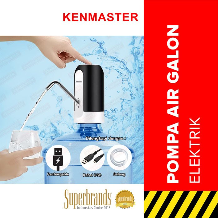 Kenmaster Pompa Galon Elektrik Dispenser Air Minum USB KM68 KM-68