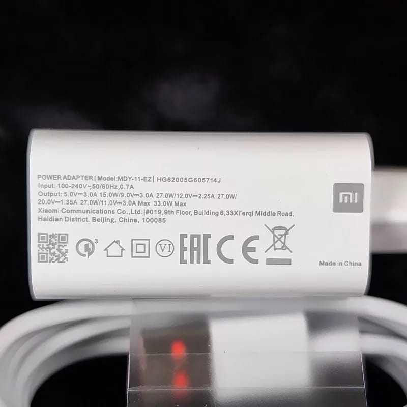 Mi Turbo Charger Xiaomi Poco X3 Pro 33W Poco F3 Real Original USB Type C Cable