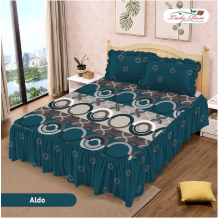 Sprei Rumbai King Lady Rose Terlaris Terbaru 180x200 Aldo