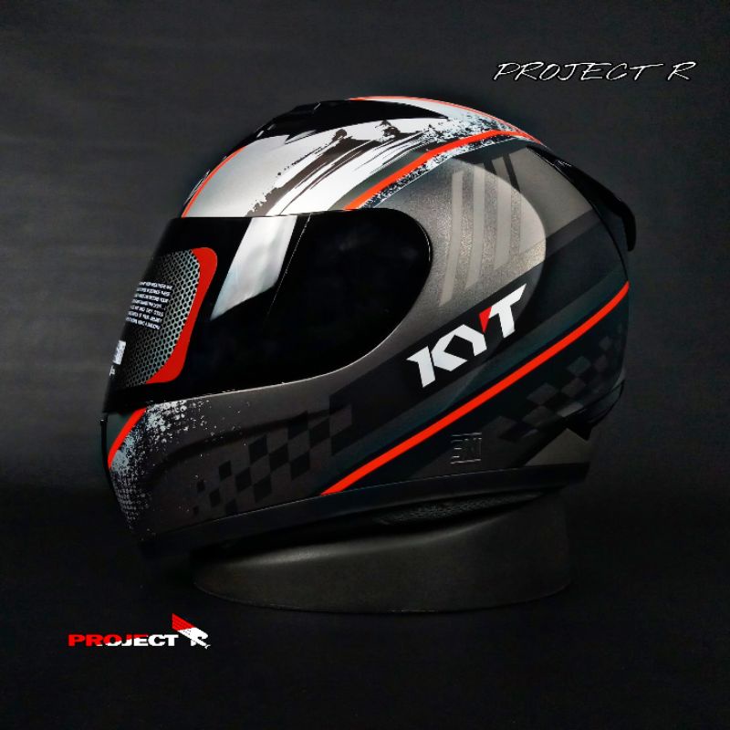 KYT R10 SERI 4 GREY DOFF