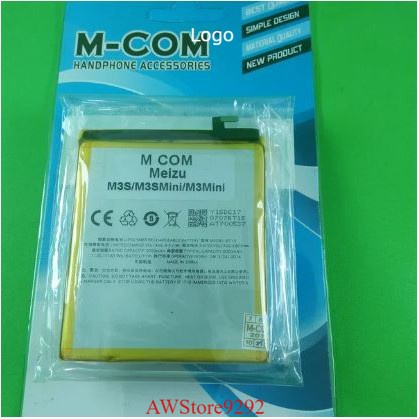 Mcom Battery Batre Baterai Mcom Meizu M3S - M3S Mini - M3 Mini - BT68 BT 68